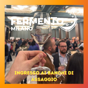 Ingresso al banco di assaggio con 70 produttori